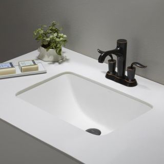 Kraus Elavo 23.26 x 16.25 Ceramic Rectangular Undermount Bathroom