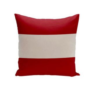 E By Design Big Stripe Horizontal Down Euro Pillow