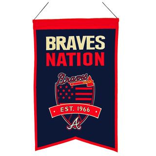 MLB Atlanta Braves Wool Nations Banner