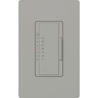 Lutron Maestro 5 Amp In Wall Digital Timer   Gray MA T51 GR