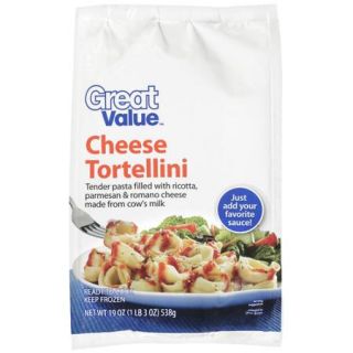 Great Value Cheese Tortellini, 19 oz