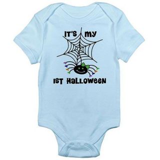 Cafepress Newborn Baby Halloween 1st Halloween Spider Bodysuit