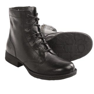 Born Lyra Leather Lace Boots (For Women) 8614R 65