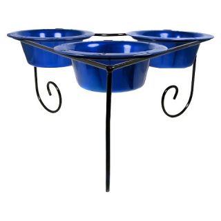 Pets Triple Diner Stand with Three Bowls 94 oz