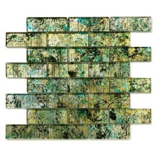 Solistone Folia Octotillo 12 in. x 12 in. x 6.35 mm Multicolor Glass Mesh Mounted Mosaic Wall Tile (10 sq. ft. / case) 9056