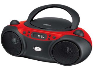 GPX BC232R Radio/CD Player Boombox