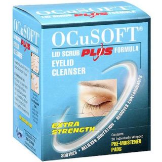 OcuSOFT Lid Scrub Plus Formula Eye Cleanser Pads, 30 count