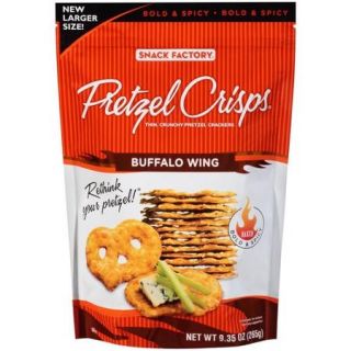 Pretzel Crisps Buffalo Wing Pretzel Crackers, 9.35 oz