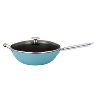 Mario Batali by Dansk Light 12 inch Turquoise Stir fry Pan   16374647