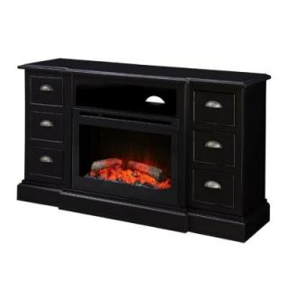 Dimplex Gibbons 55 in. Media Console Electric Fireplace in Black DFP25 1347B