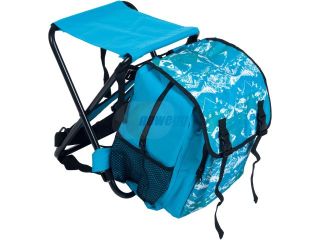 Stalwart Folding Stool and Backpack Combo   Blue