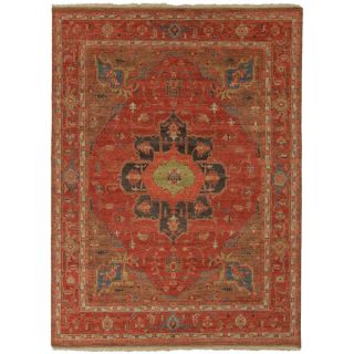 Hand Knotted Vintage Replica Red Wool Rug (20 x 30)