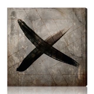 Burst Creative Cross Painting Print on Wrapped Canvas by Oliver Gal