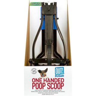 OUT! 1 Handed Poop Scoop, Black