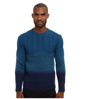 costume national runway ombre cable knit sweater