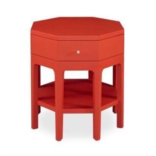 Somerton Improv G Octagon Accent Table in Red