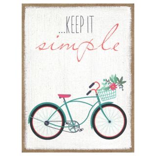 Keep It Simple Graphic Art by Stratton Home Decor