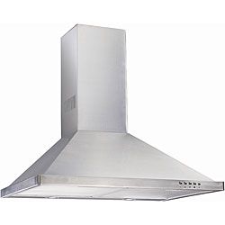 Wall mounted Aurel 30 inch Contemporary Stainless Steel Range Hood
