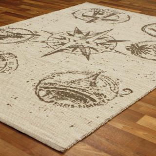 Natural Area Rugs Country Stamp Print Rug