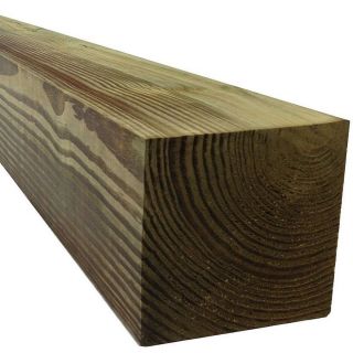 Severe Weather Pressure Treated Southern Yellow Pine Lumber (Common: 6 in x 6 in x 20 ft; Actual: 5.5 in x 5.5 in x 20 ft)