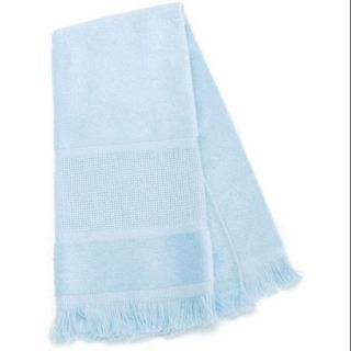 Maxton Velour Guest Towel 12"X19 1/2" Powder Blue