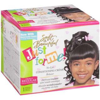 Soft & Beautiful Just for Me! No Lye Conditioning Creme Relaxer, Children's Regular 1 ea
