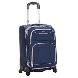 Rockland Venice Spinner Carry On Luggage Set   Navy (20)