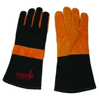 Vision Grills Leather BBQ Gloves VG GBGLOVES