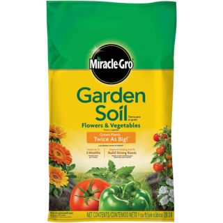 Miracle Gro Garden Soil for Flowers & Vegetables, 1 cu ft