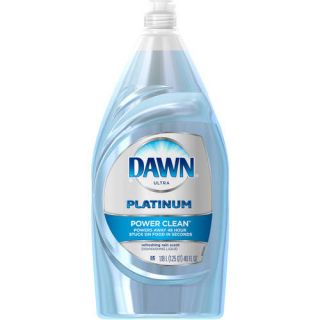 Dawn Platinum Power Clean Dishwashing Liquid Refreshing Rain, 40 oz