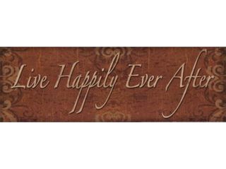 Live Happily Ever After   mini Poster Print by Todd Williams (18 x 6)