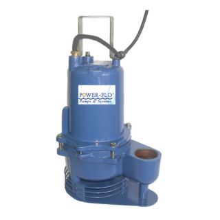 Power Flo 4/10 HP Sewage Submersible Pump with High Temperature and 10