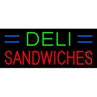 Sign Store N100 1214 Deli Sandwiches Neon Sign, 32 x 13 x 3 inch