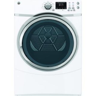 GE 7.5 cu. ft. Electric Dryer with Steam in White GFDS170EHWW