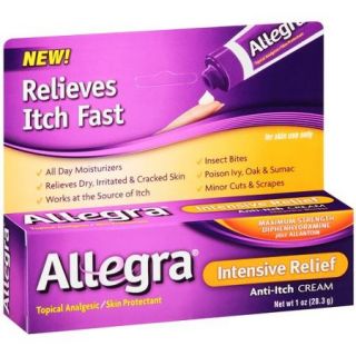 Allegra Intensive Relief Anti Itch Cream, 1 oz