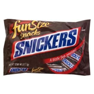 Snickers Candy Bars, Fun Size, 13.3 oz (377.1 g)   Food & Grocery