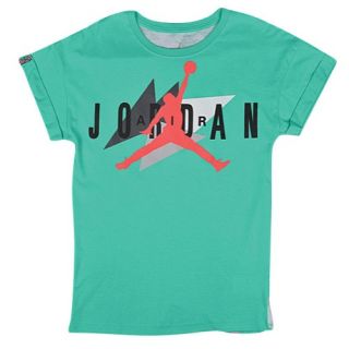 Jordan Retro 7 Printed T Shirt   Girls Grade School   Basketball   Clothing   Verde/Bright Crimson/White/Wolf Grey