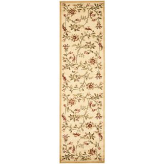 Safavieh Lyndhurst Ivory and Multicolor Rectangular Indoor Machine Made Runner (Common: 2 x 16; Actual: 27 in W x 192 in L x 0.5 ft Dia)