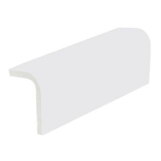 U.S. Ceramic Tile Color Collection Matte Tender Gray 2 in. x 6 in. Ceramic Sink Rail Wall Tile DISCONTINUED 261 AT8262