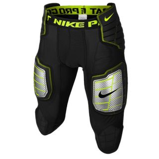 Nike Pro Combat Hyperstrong 3/4 Pants   Mens   Football   Clothing   Black/Volt