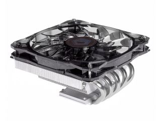 ID COOLING IS 50 HTPC/Mini ITX Cooling with 5 Direct Touch Heatpipe, 120mm Big Airflow Fan, 55mm Height, Intel & AMD