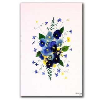Trademark Fine Art 24 in. x 16 in. Vivacious Violas Canvas Art KM012 C1624GG
