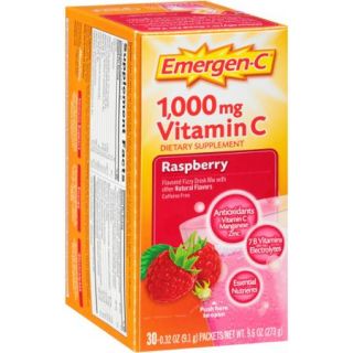 Emergen C Dietary Supplement in Raspberry Flavor 30 Count