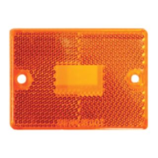 Blazer Replacement Side Clearance Marker Lens with Reflex — Amber, Model# B9423A  Clearance   Side Markers