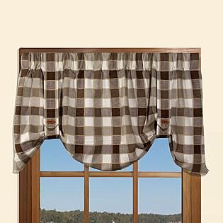 Country Living   Buffalo Plaid 50 in. x 21 in. Valance