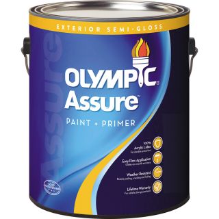 Olympic Assure Semi Gloss Semi Gloss Latex Exterior Paint (Actual Net Contents: 114 Fluid Oz.)