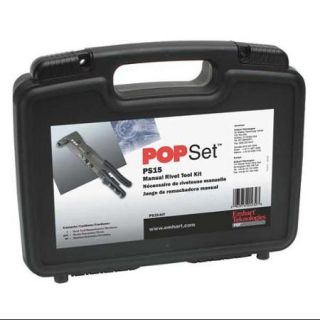 POP PS15 KIT Rivet Tool Kit, 3/32, 1/8, 5/32, 3/16 In