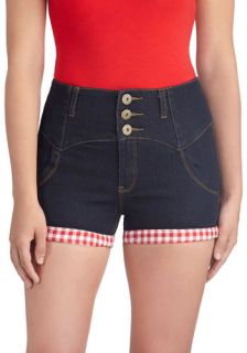 Trimmed with Whimsy Shorts  Mod Retro Vintage Shorts