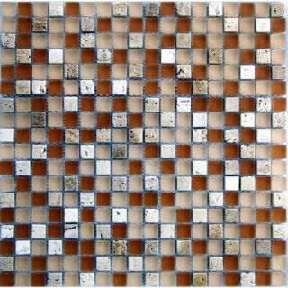 EPOCH Desertz Rangipo 1422 Stone And Glass Blend 12 in. x 12 in. Mesh Mounted Floor & Wall Tile (5 sq. ft. / case) RANGIPO 1422
