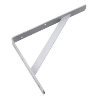 Richelieu Hardware 16 in. White Heavy Duty Shelf Bracket 494W16B